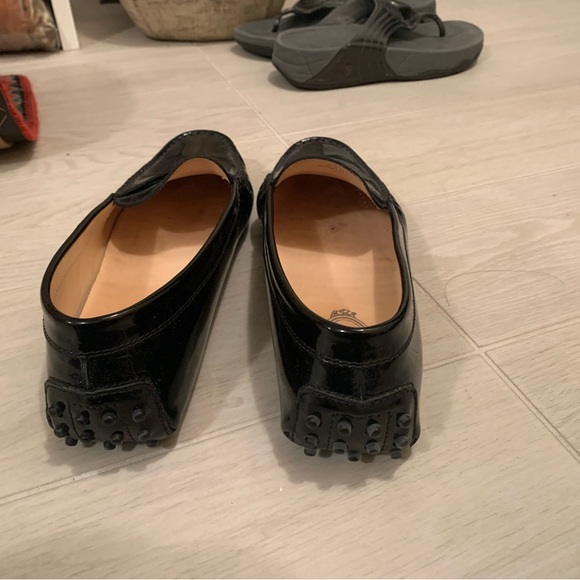 Tod’s Patent Leather Classic Black Loafer - Size 41.5 - Picture 4 of 4
